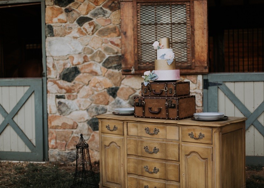engagement cake