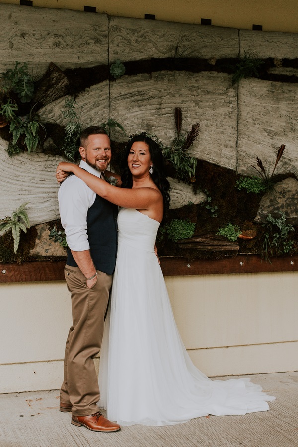 gorgeous bride and groom