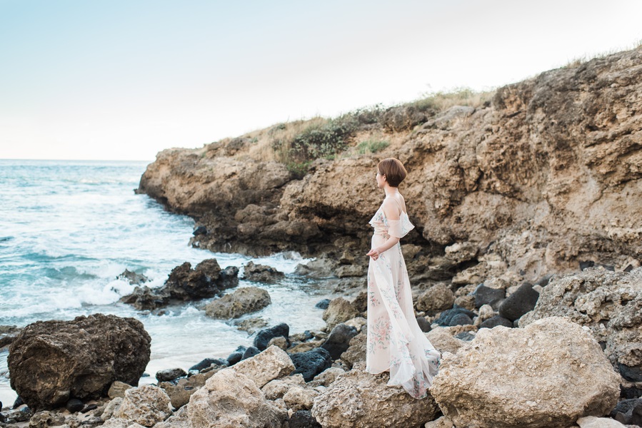 looking out to sea