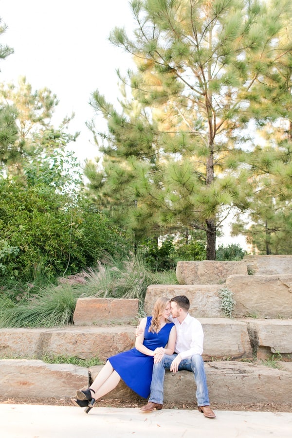 loving engagement session