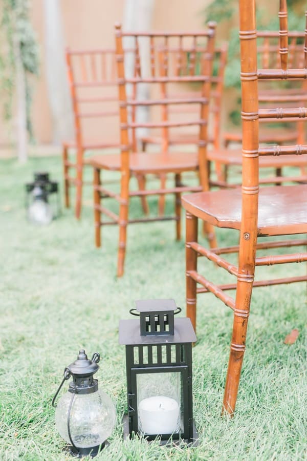 outdoor ceremony setup