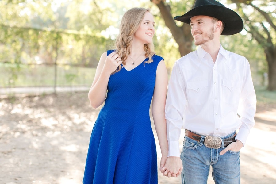 outdoor engagement session
