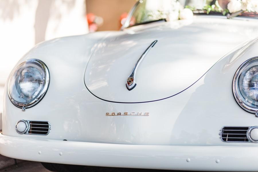 porsche wedding car