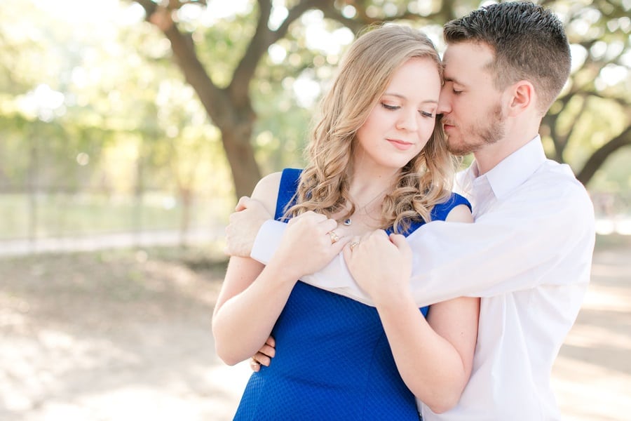 romantic engagement session