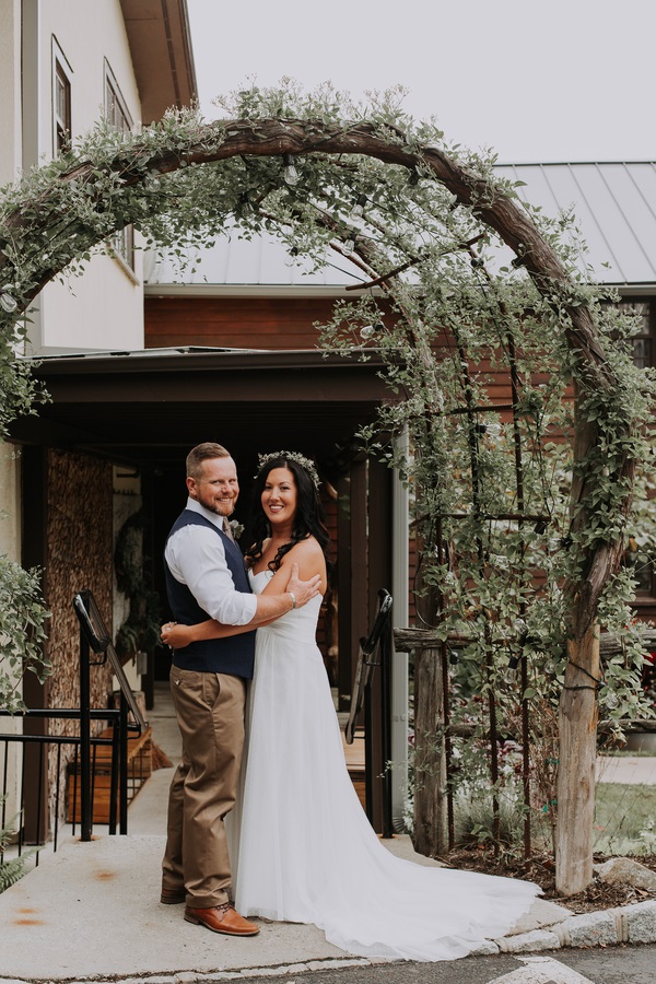 romantic wedding arch