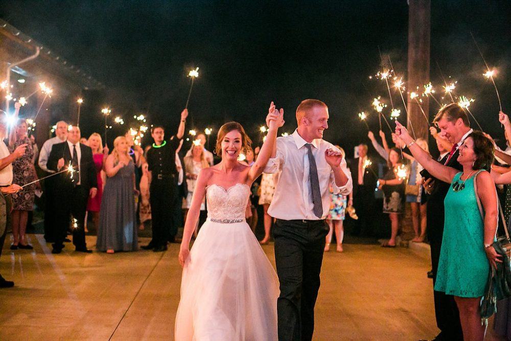 sparkler send off