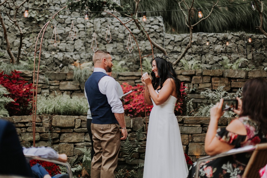 the exchanging of the vows