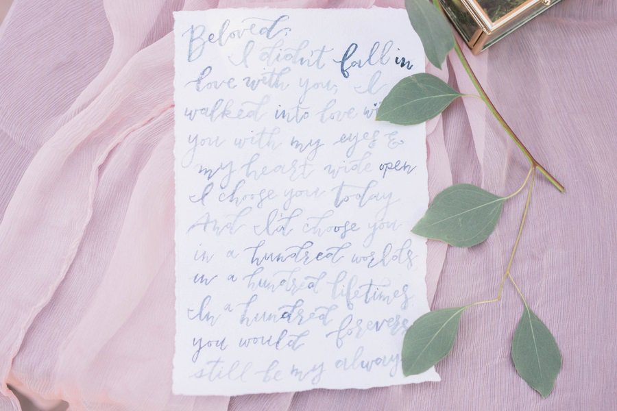 wedding letter