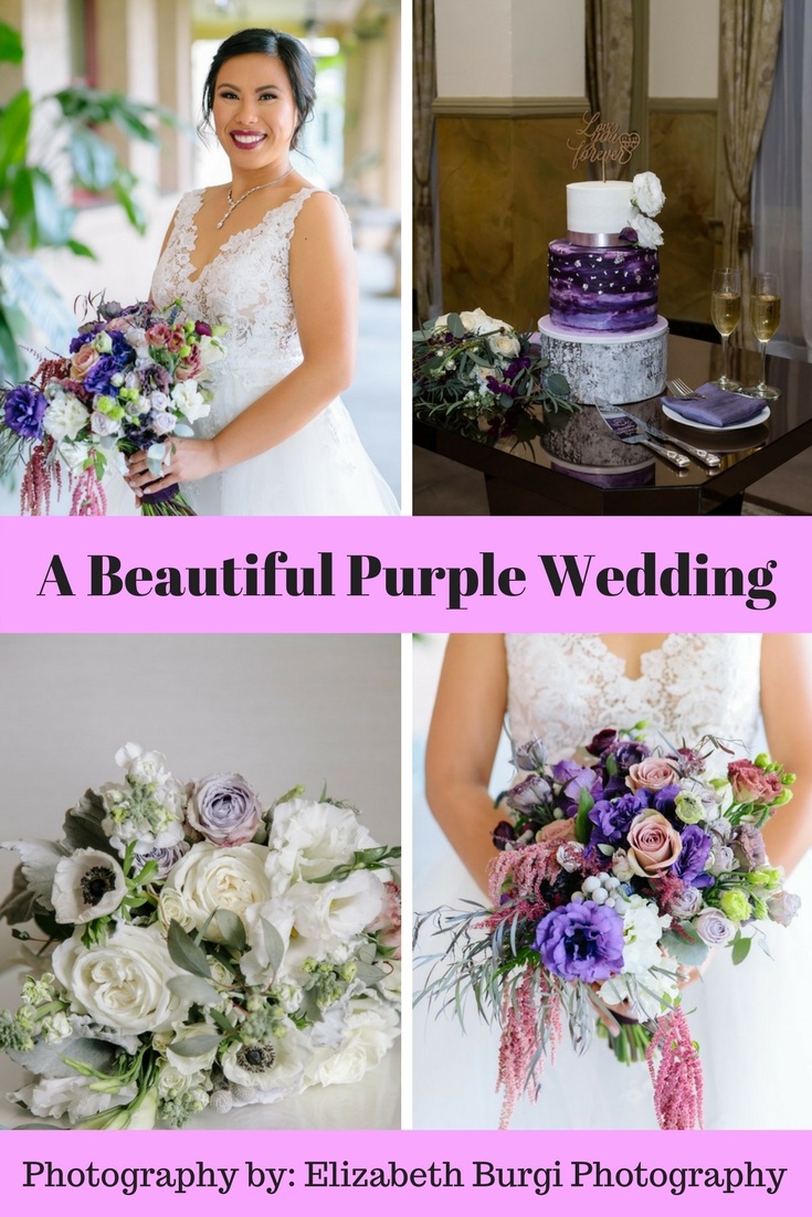 purple wedding