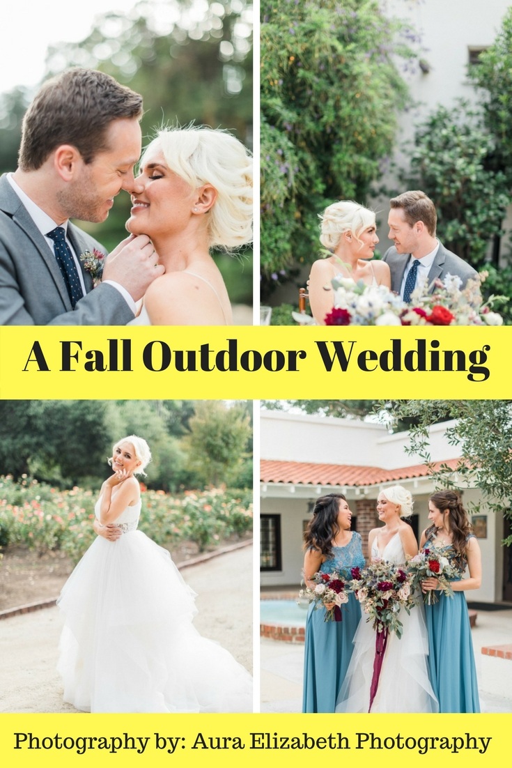 Fall outdoor wedding 