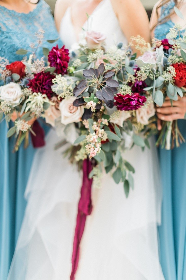 fall outdoor wedding