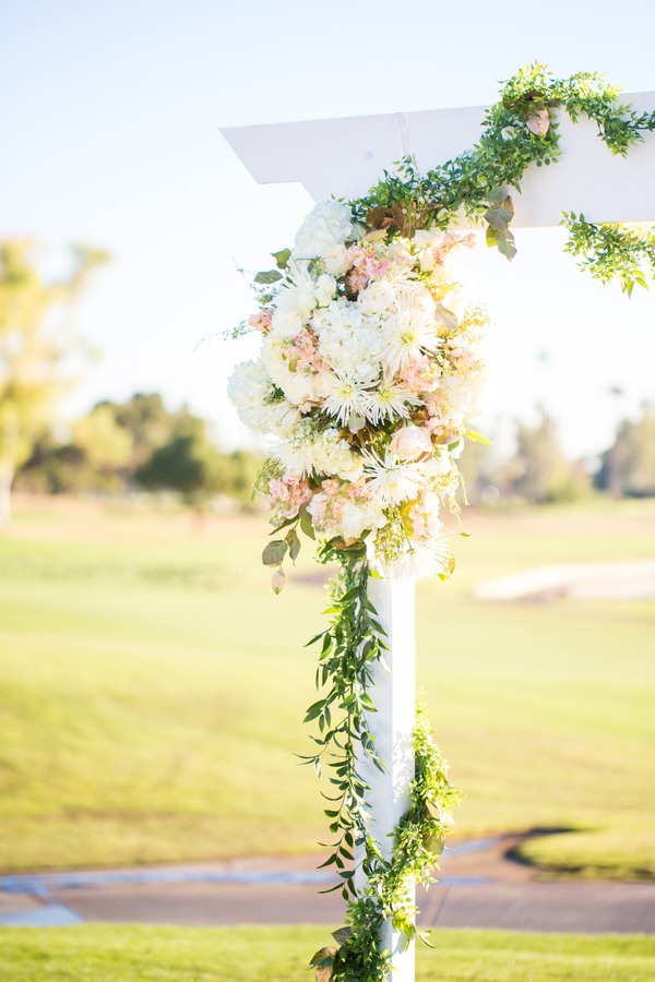 Romantic Wedding with the view of Camelback Mountain