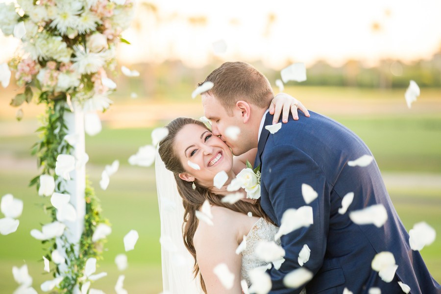 Romantic Wedding with the view of Camelback Mountain