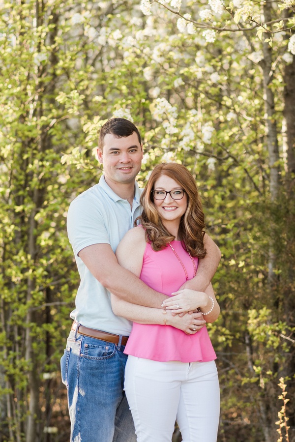 Bradford Pear Bloom Engagement Session