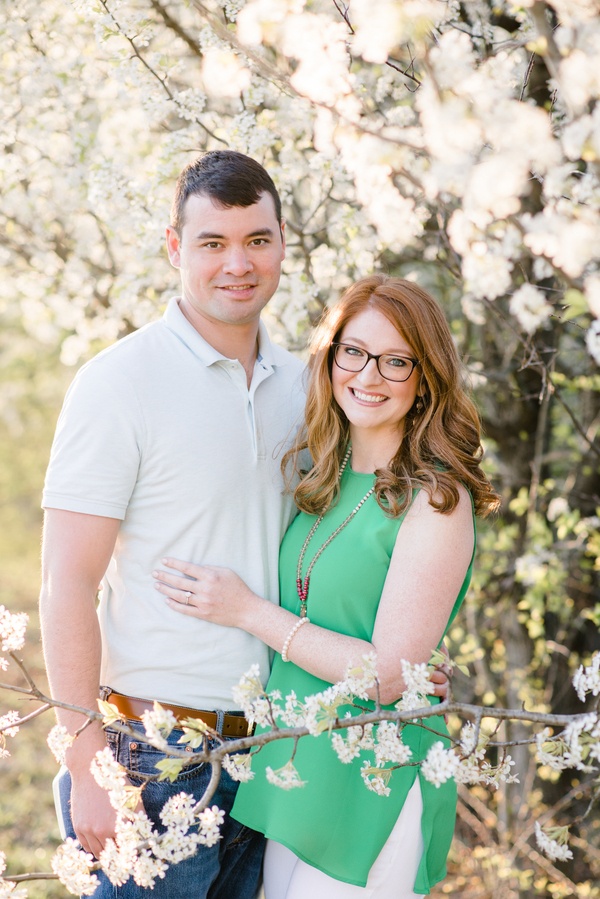 Bradford Pear Bloom Engagement Session