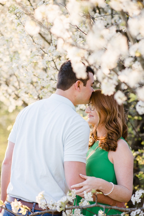 Bradford Pear Bloom Engagement Session