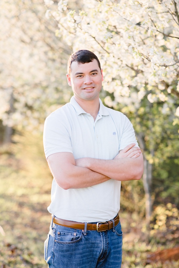 Bradford Pear Bloom Engagement Session