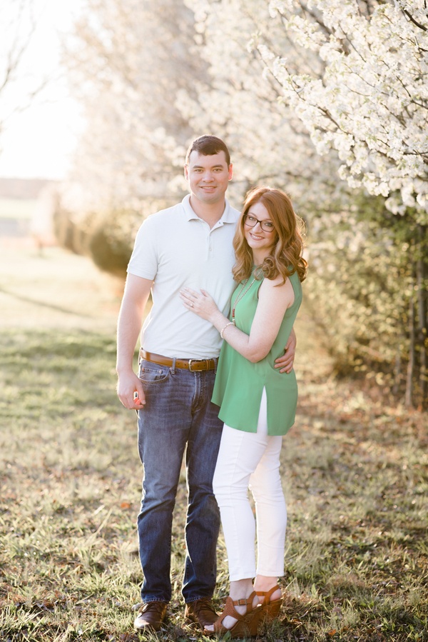 Bradford Pear Bloom Engagement Session