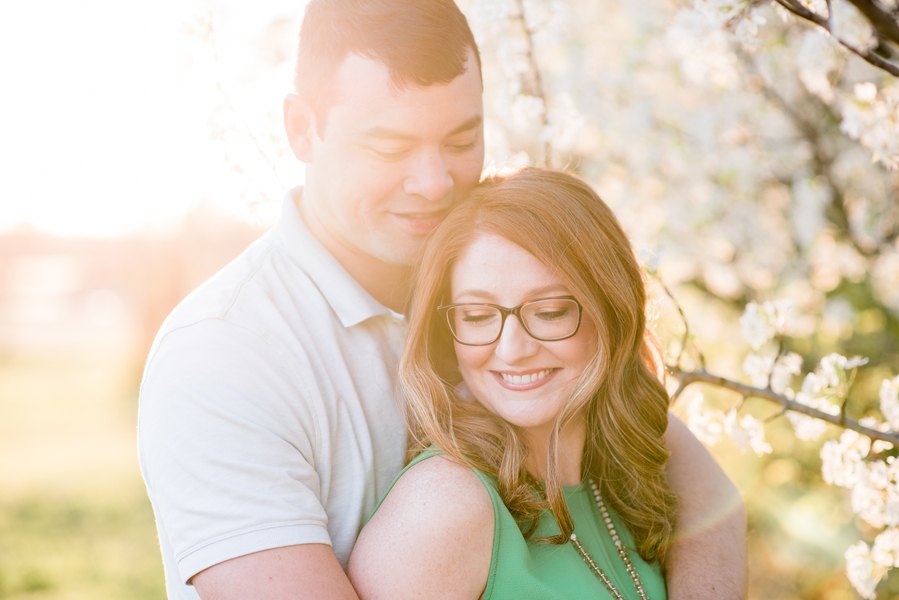 Bradford Pear Bloom Engagement Session