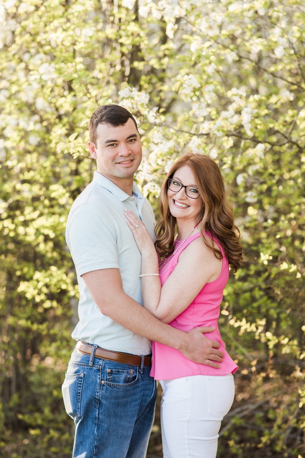 Bradford Pear Bloom Engagement Session