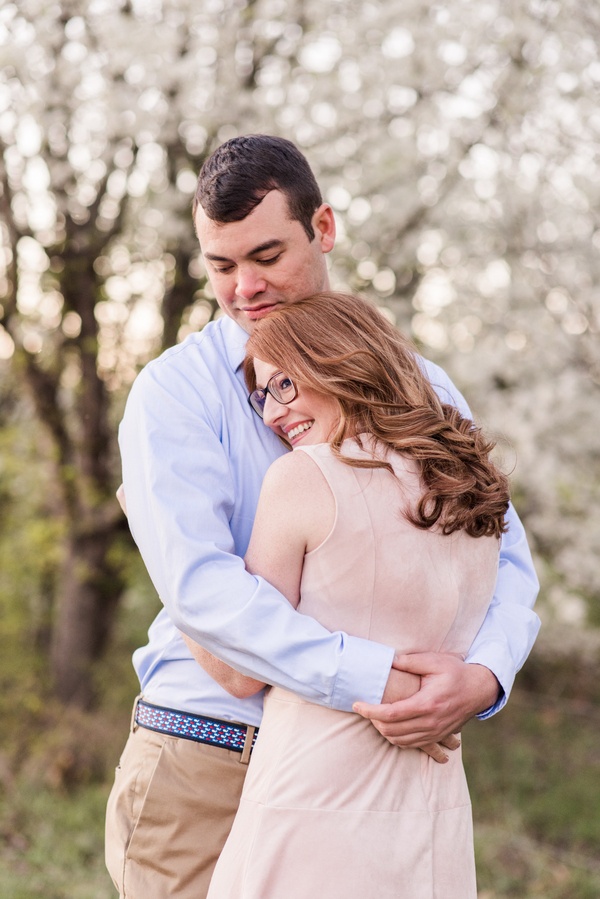 Bradford Pear Bloom Engagement Session