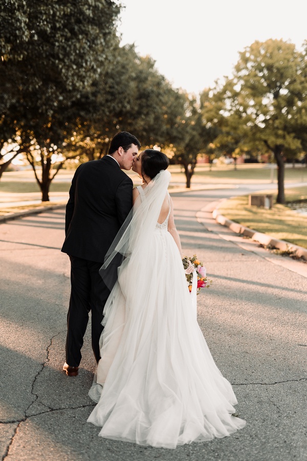 Joyful Spring Wedding in Oklahoma with Pizza Reception