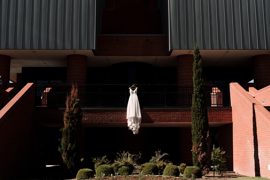 Joyful Spring Wedding in Oklahoma with Pizza Reception