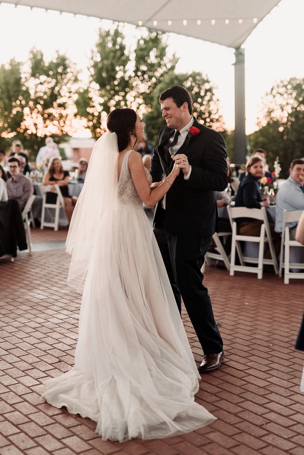 Joyful Spring Wedding in Oklahoma with Pizza Reception