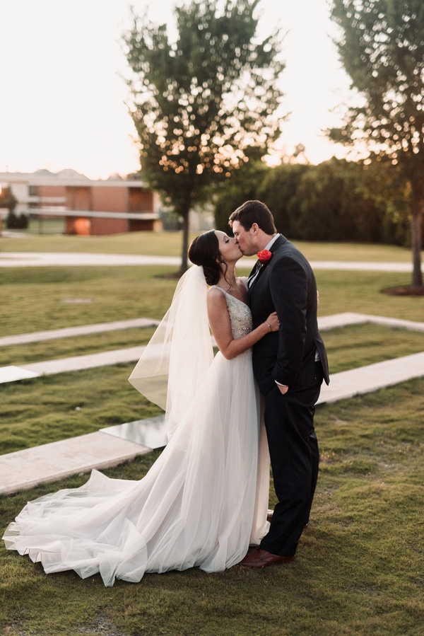 Joyful Spring Wedding in Oklahoma with Pizza Reception