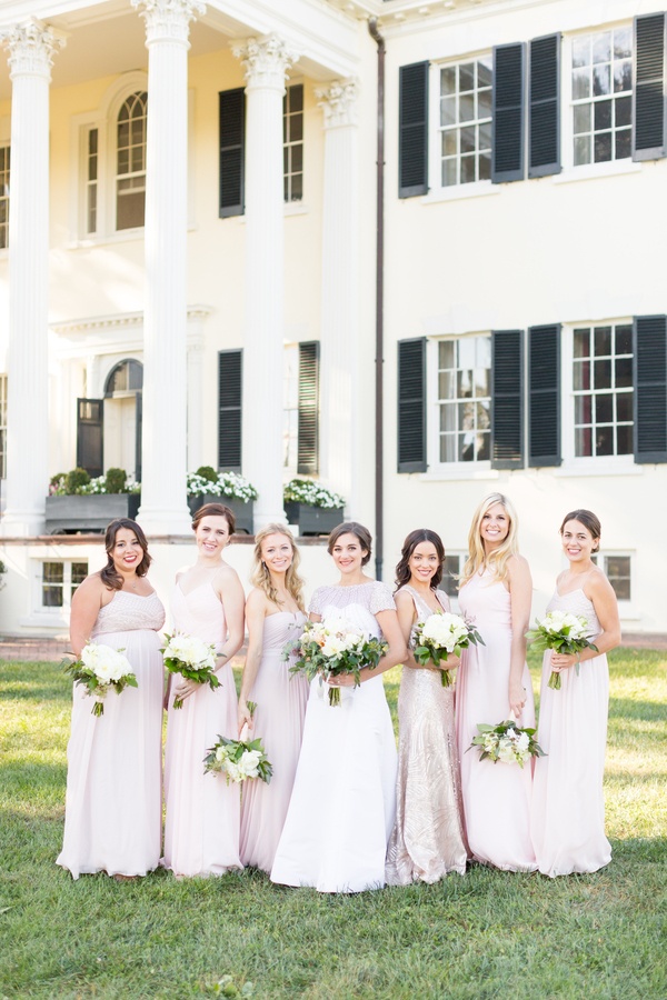 Romantic Blush and Green Garden Wedding