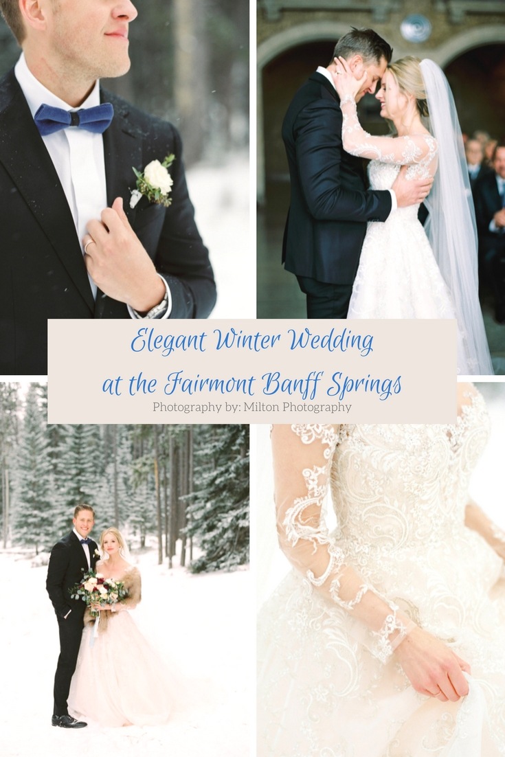 Elegant Winter Wedding at the Fairmont Banff Springs