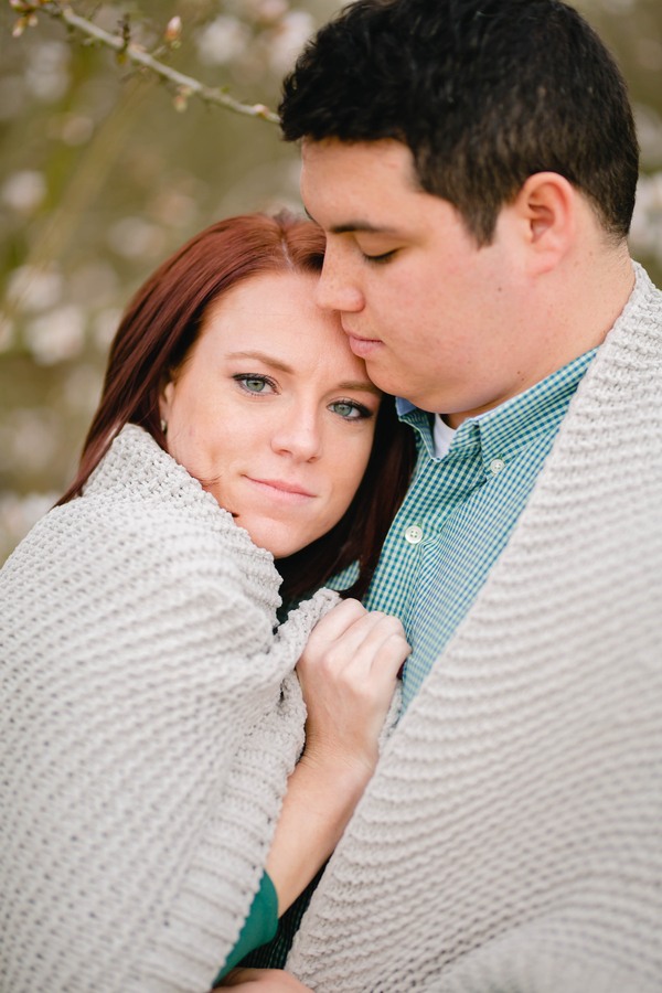 Blossom Trail Engagement Photos