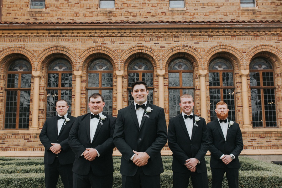 Elegant Black + Ivory Ohio Wedding