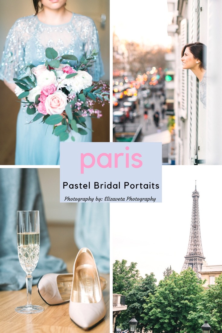 Pastel Bridal Portrait Inspiration from Paris