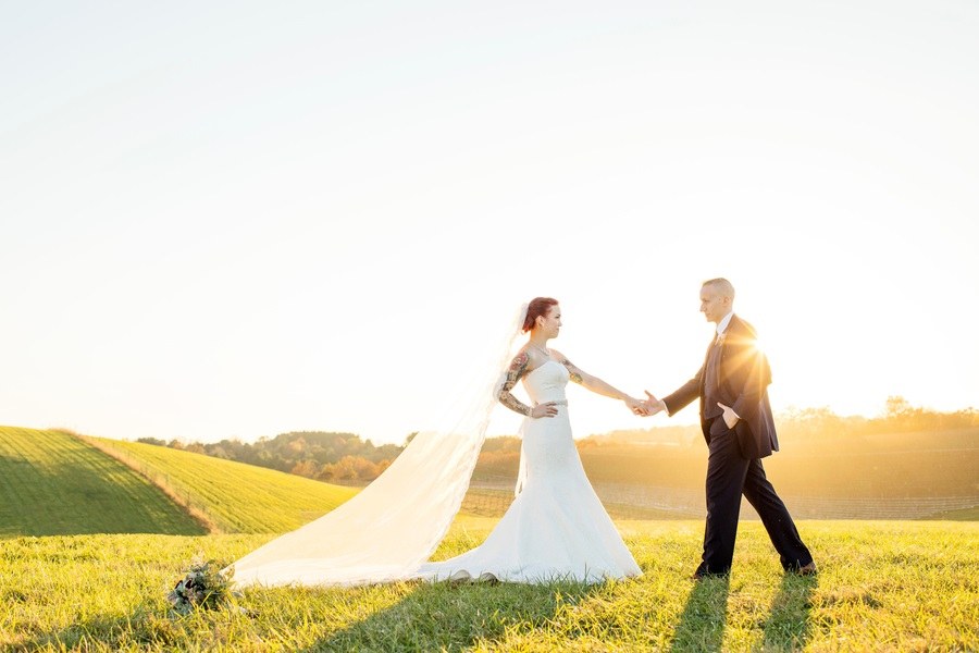 rustic vineyard wedding