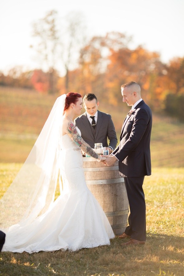 rustic vineyard wedding