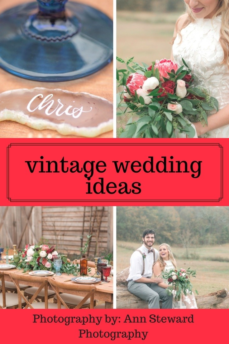 Jewel Toned Vintage Wedding Ideas 7246