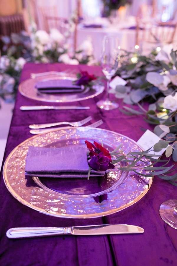 purple wedding