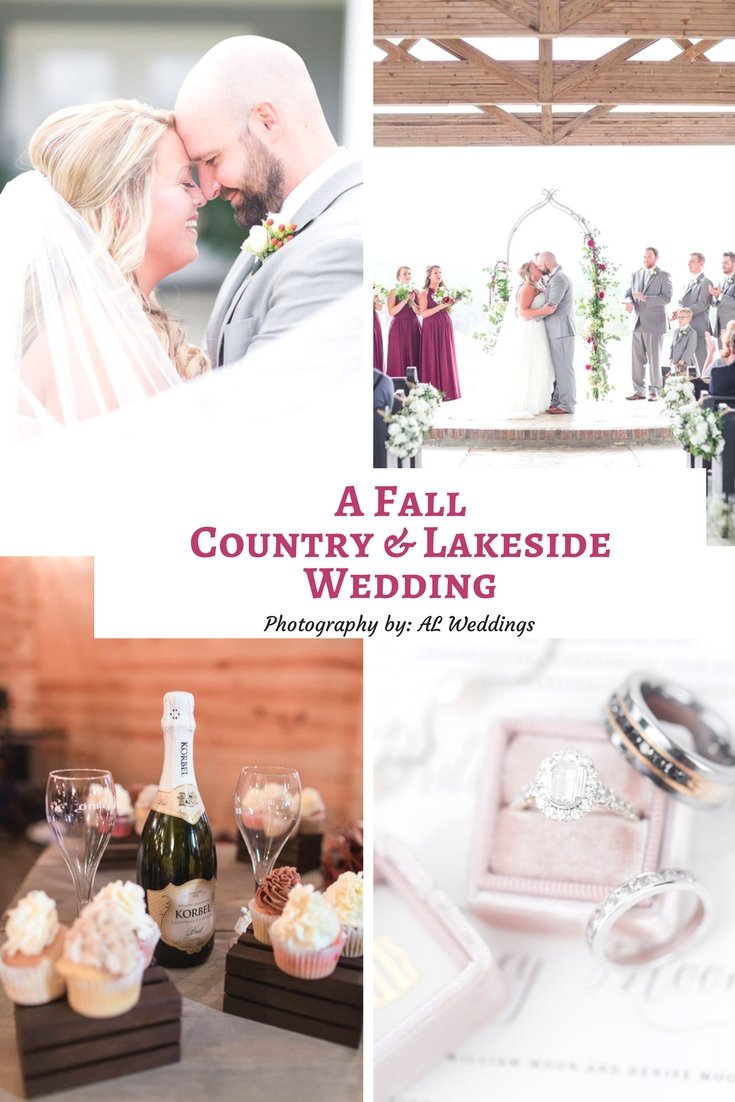 A Fall Country and Lakeside Wedding