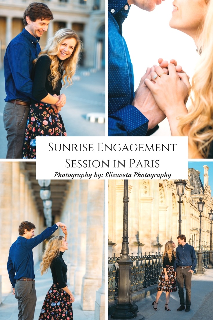 Sunrise Engagement Session in Paris