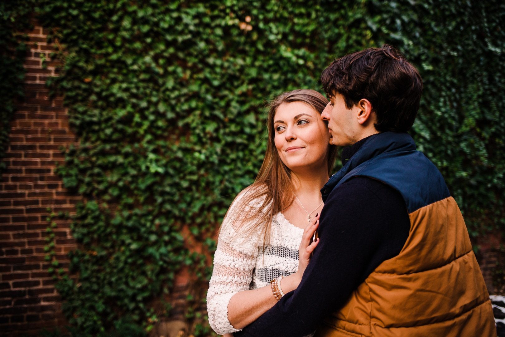 winter engagement photos