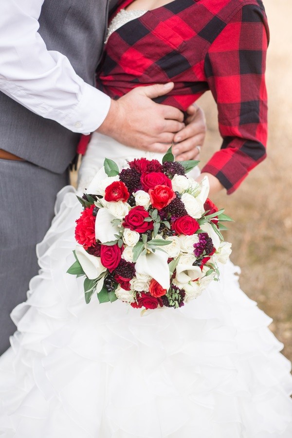 plaid wedding 