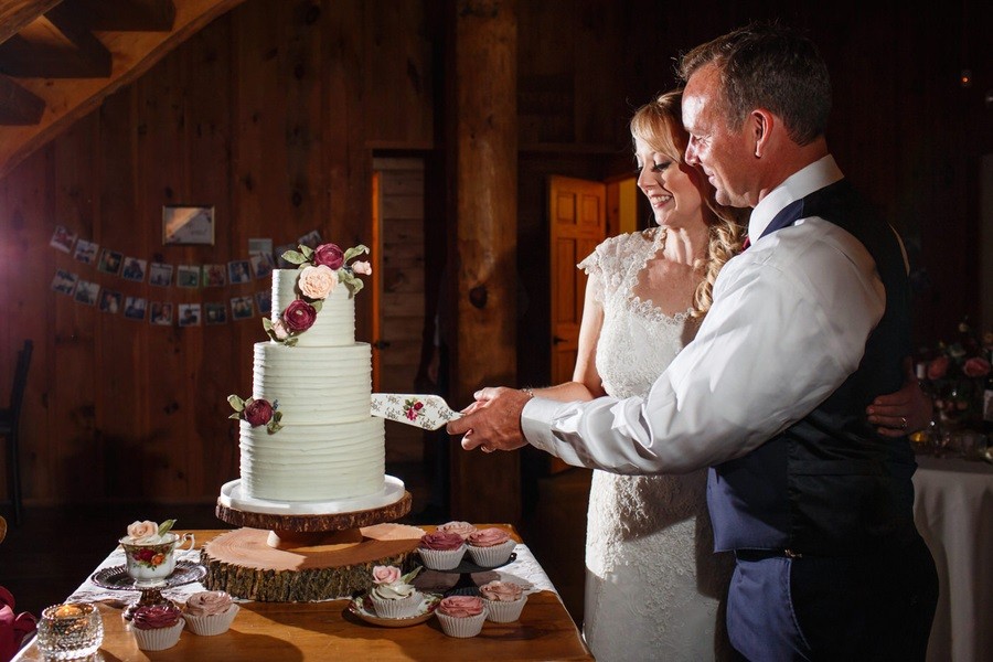 cutting of the cake