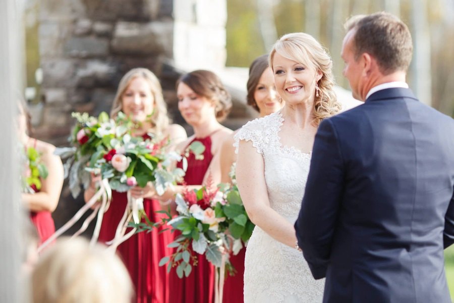 burgundy wedding 